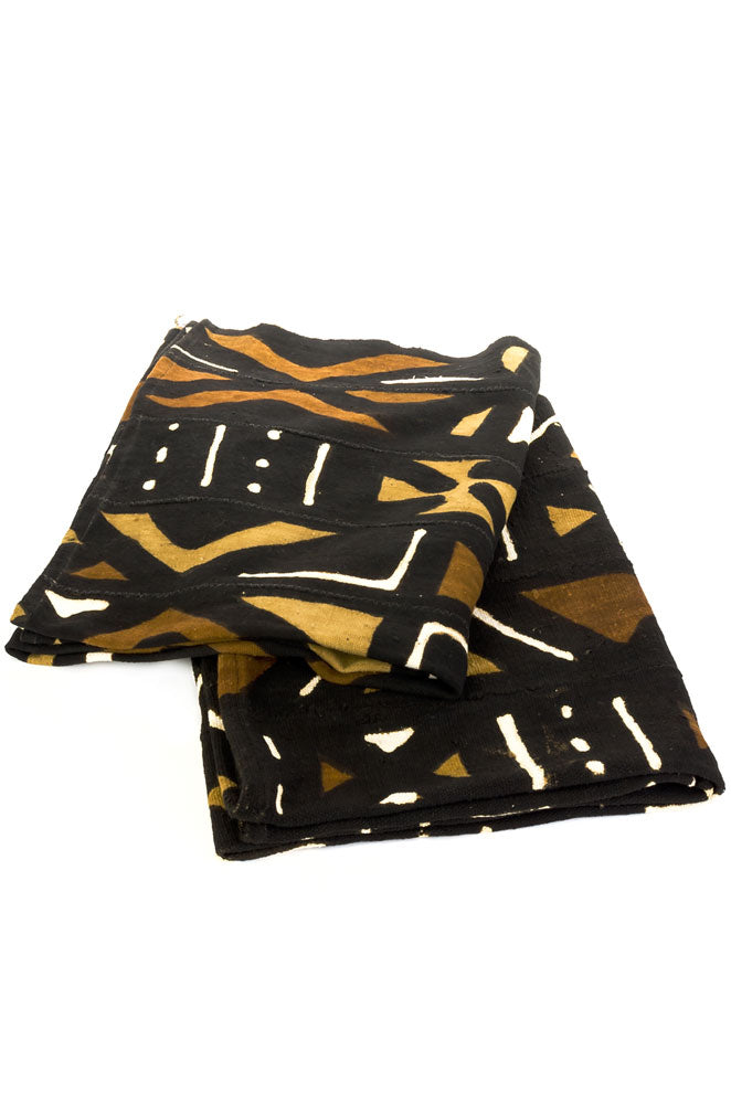 Bogolan Throw Blanket from Mali