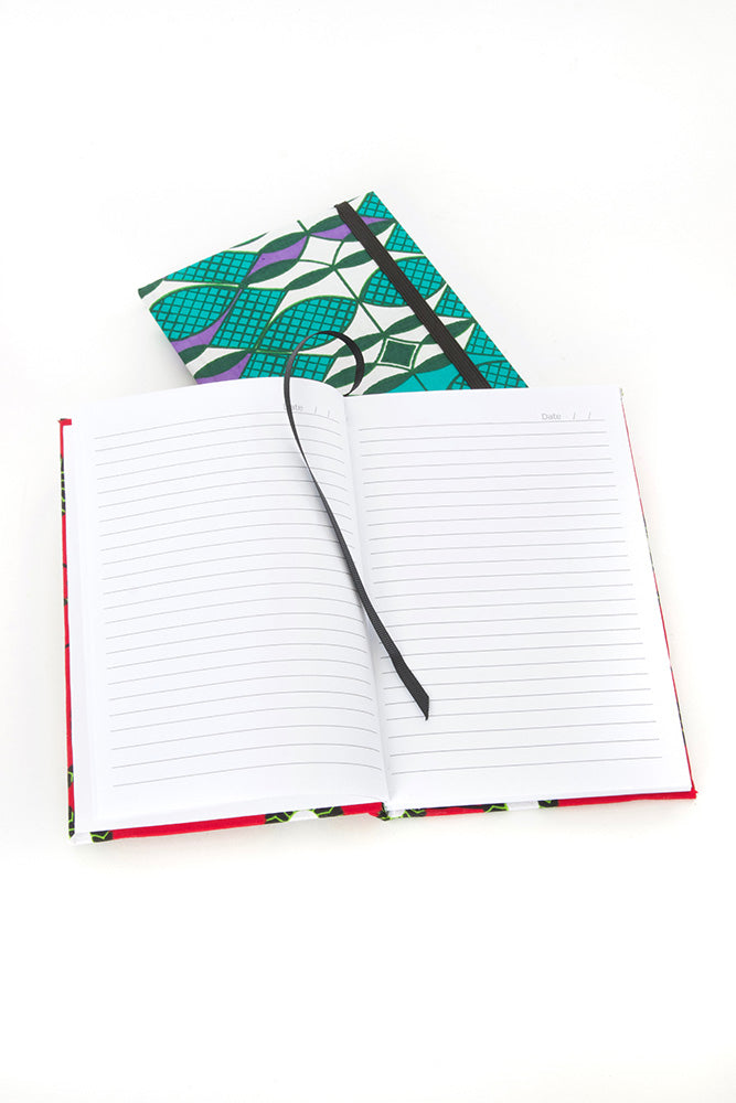 Ghanaian Ankara Cloth Covered Journals - Lined and Unlined