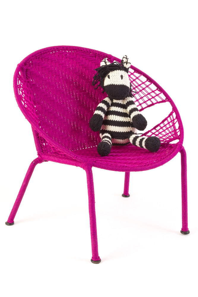 Fuchsia Petite Peekaboo Chair