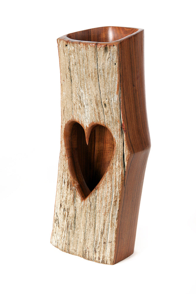 Window to My Heart Medium Sandalwood Vase