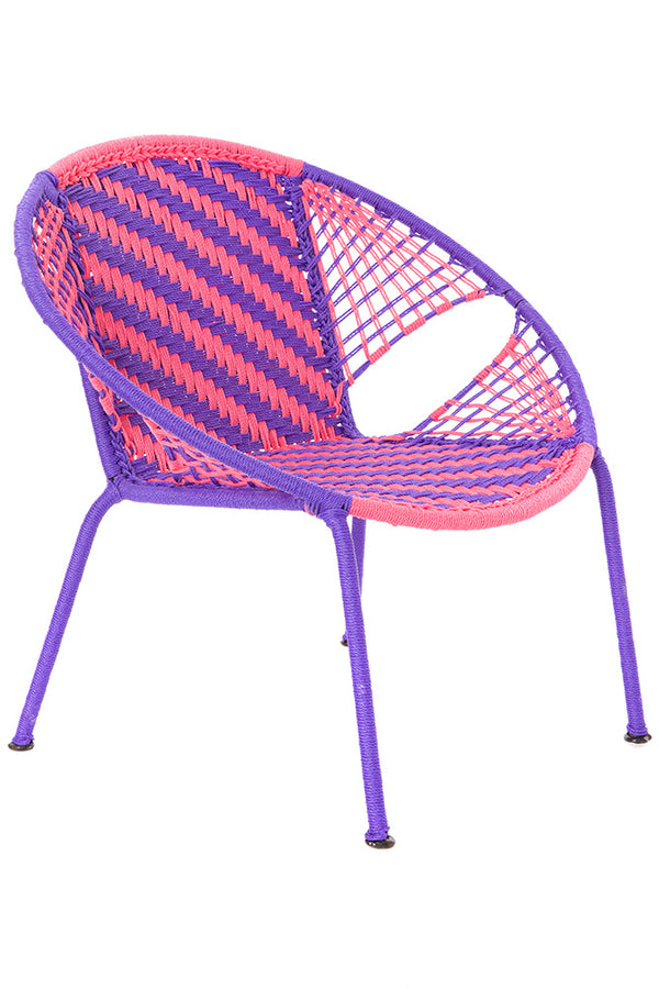 Purple & Pink Petite Peekaboo Chair