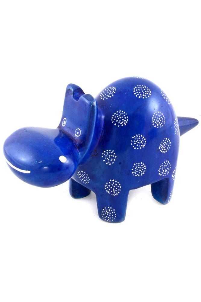 Blue Happiness Hippo