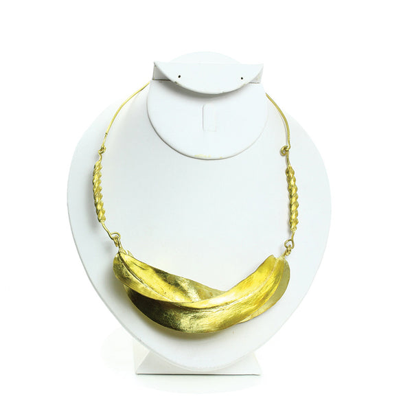 Fulani Gold Twist Necklace: XL