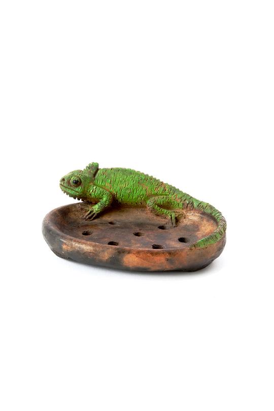 Ceramic Chameleon Soap Dishes