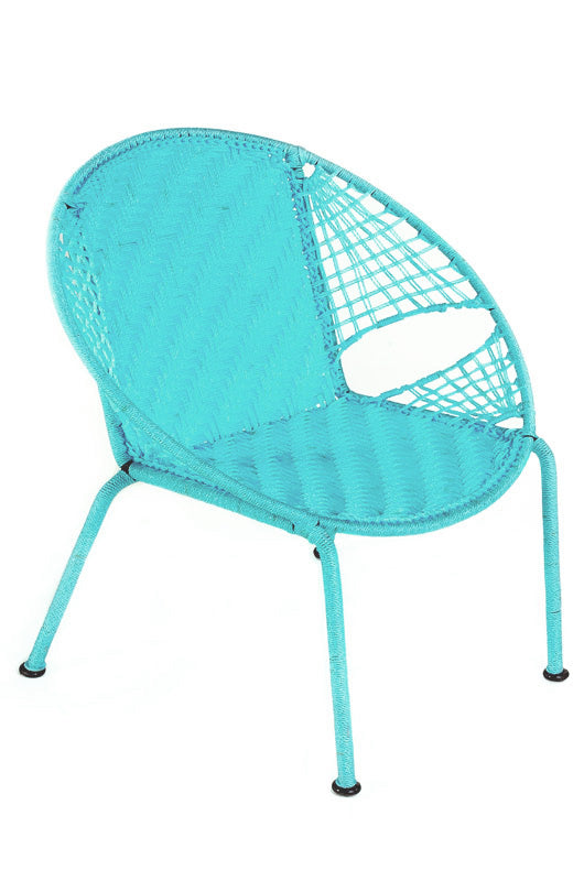 Blue Petite Peekaboo Chair