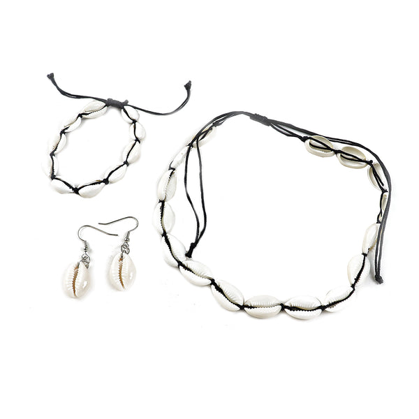 Cowrie Shell Choker Set