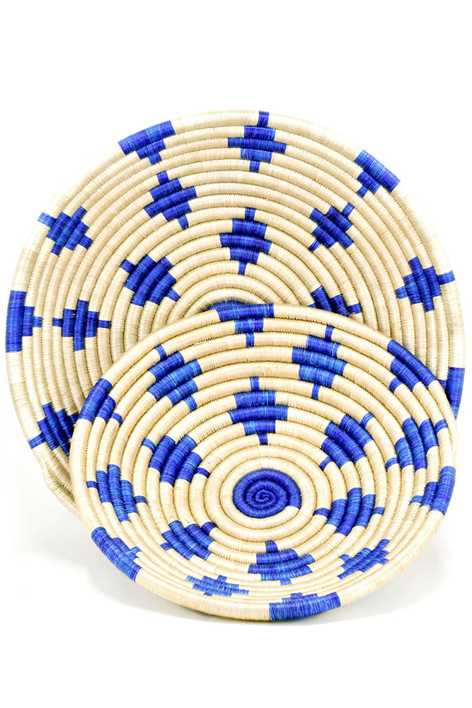 Large Rwandan Honeycomb Basket