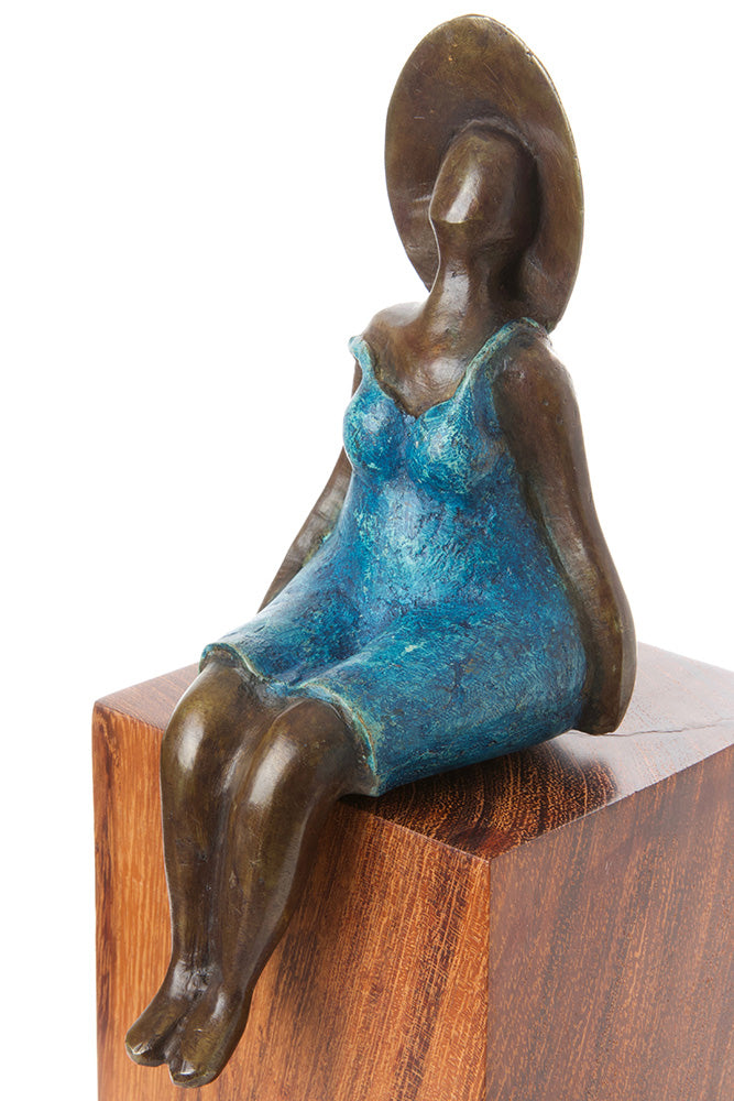 Seaside Star Burkina Bronze Sculpture in Two Sizes