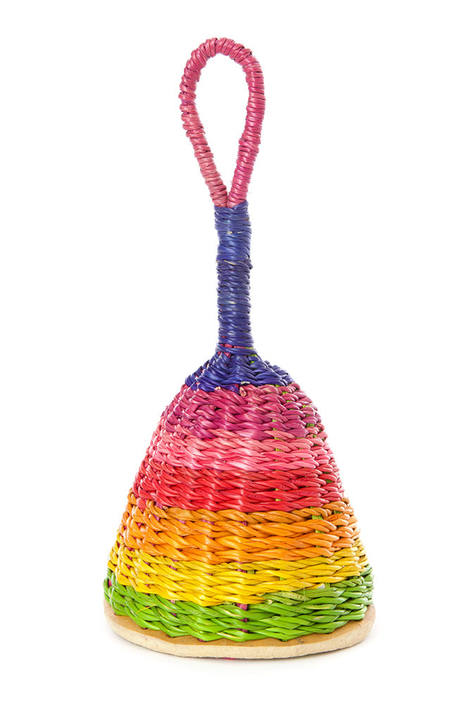 Rainbow Woven Elephant Grass Rattles