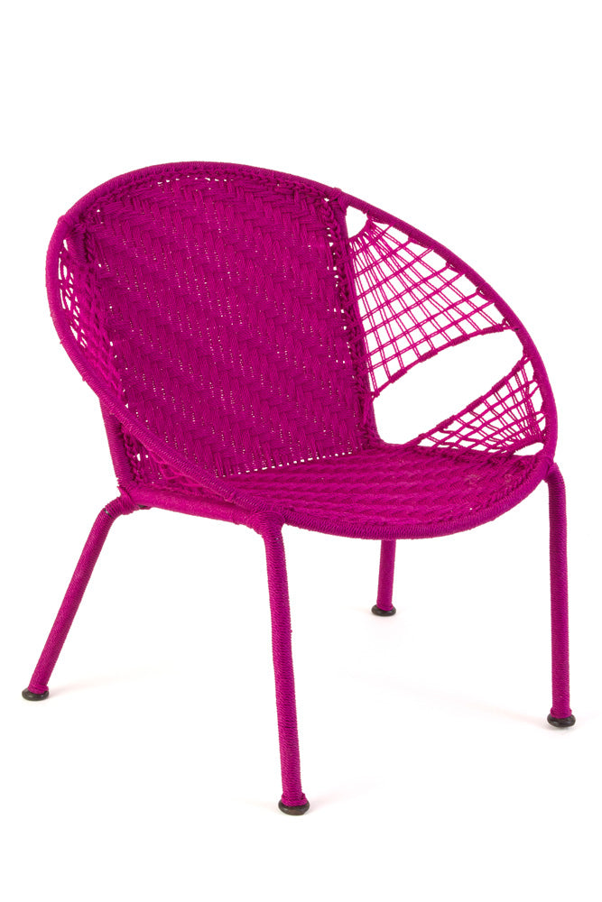 Fuchsia Petite Peekaboo Chair