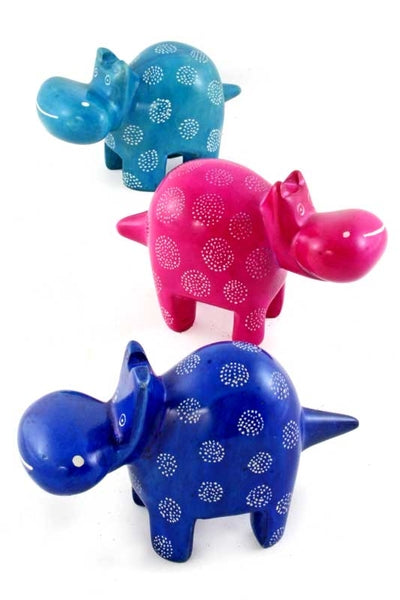 Blue Happiness Hippo