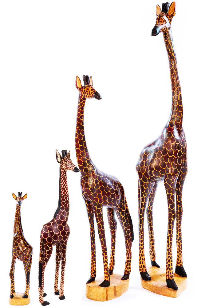 Kenyan Wooden Giraffes