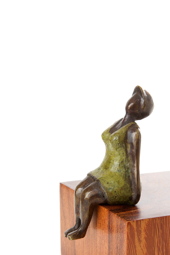 Seaside Sport Burkina Bronze Sculpture in Three Sizes