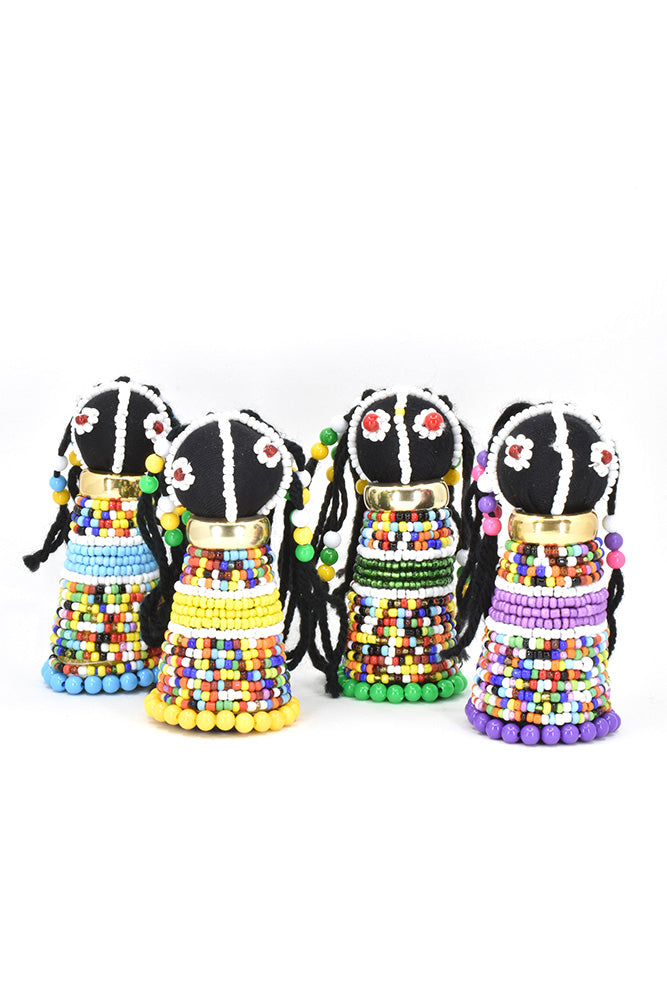 Medium South African Ndebele Doll Sculpture