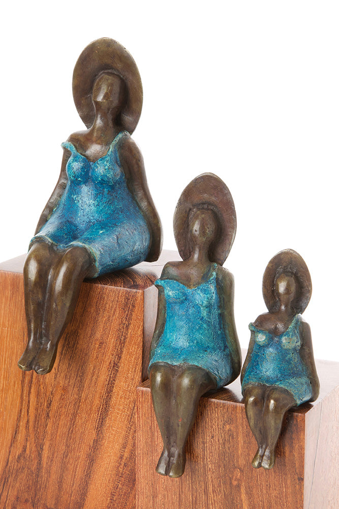 Seaside Star Burkina Bronze Sculpture in Two Sizes