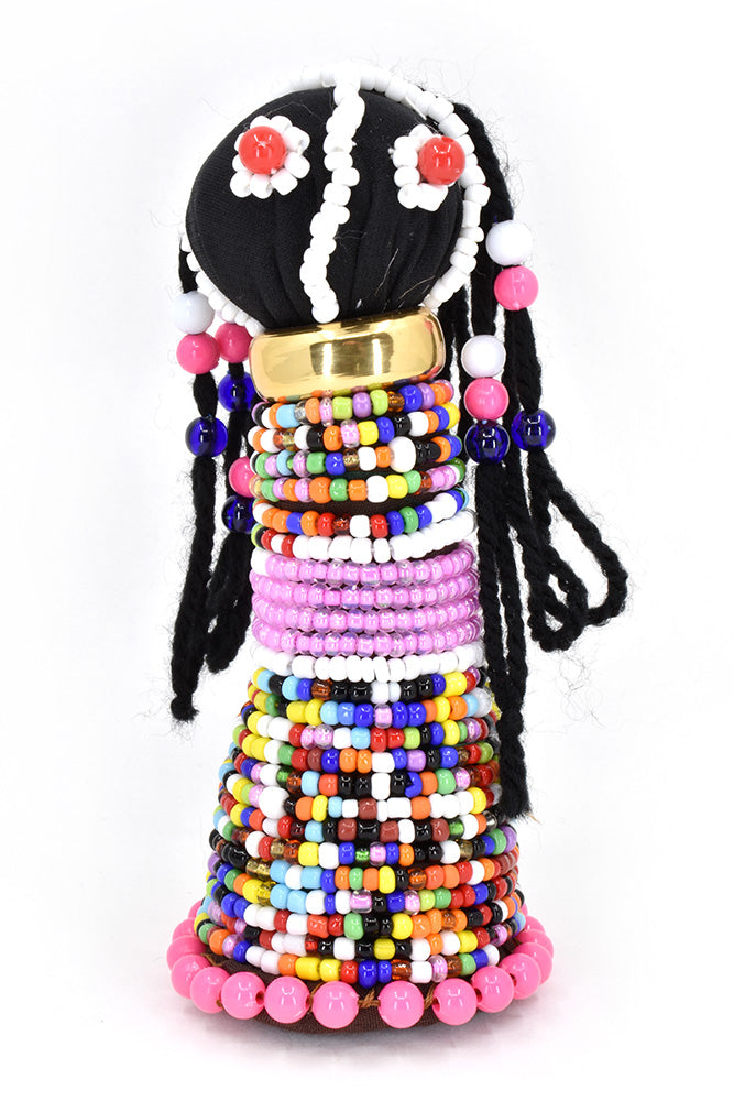 Large South African Ndebele Doll Sculpture