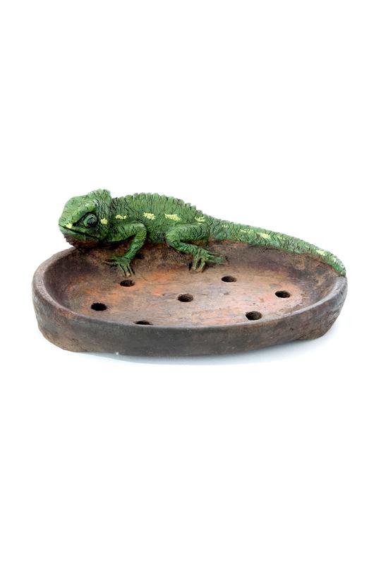 Ceramic Chameleon Soap Dishes