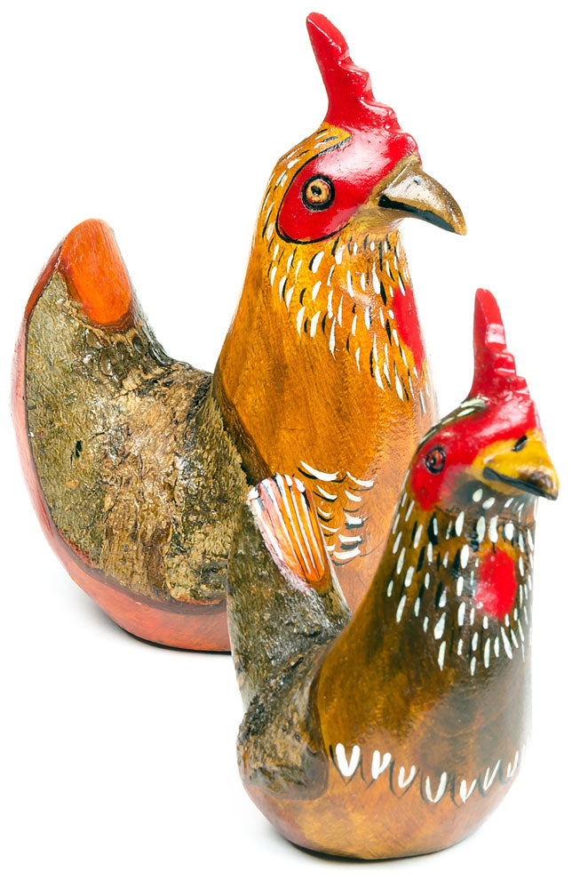 Kenyan Kuku Chicken Sculptures