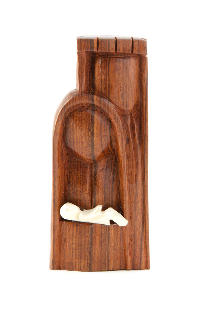 Small Mozambican Sandalwood Nativity