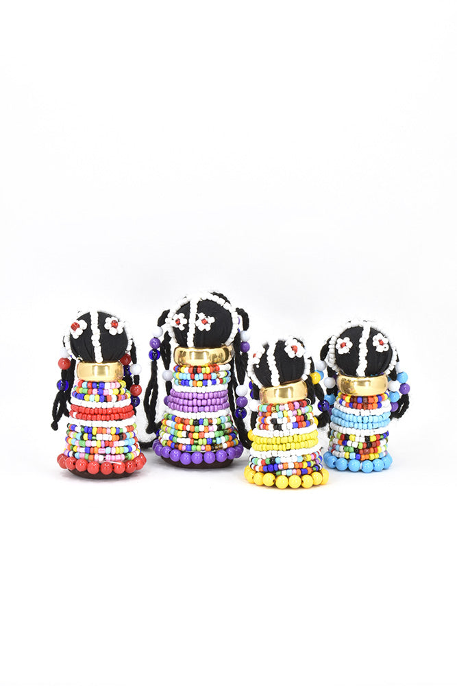 Small South African Ndebele Doll Sculpture