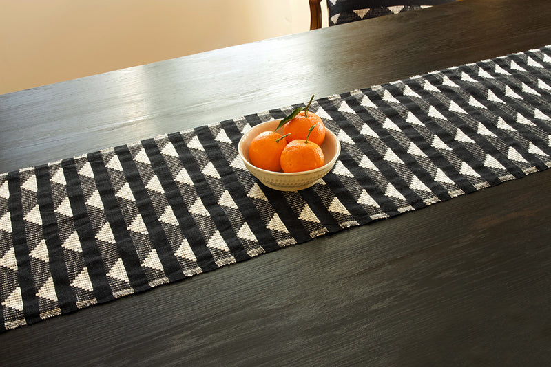 Ethiopian Cotton Night & Day Table Runner