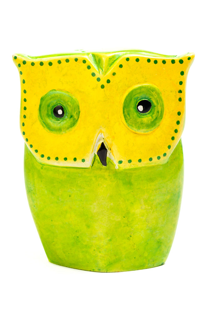 Fluorescent Wiseacre Soapstone Owls