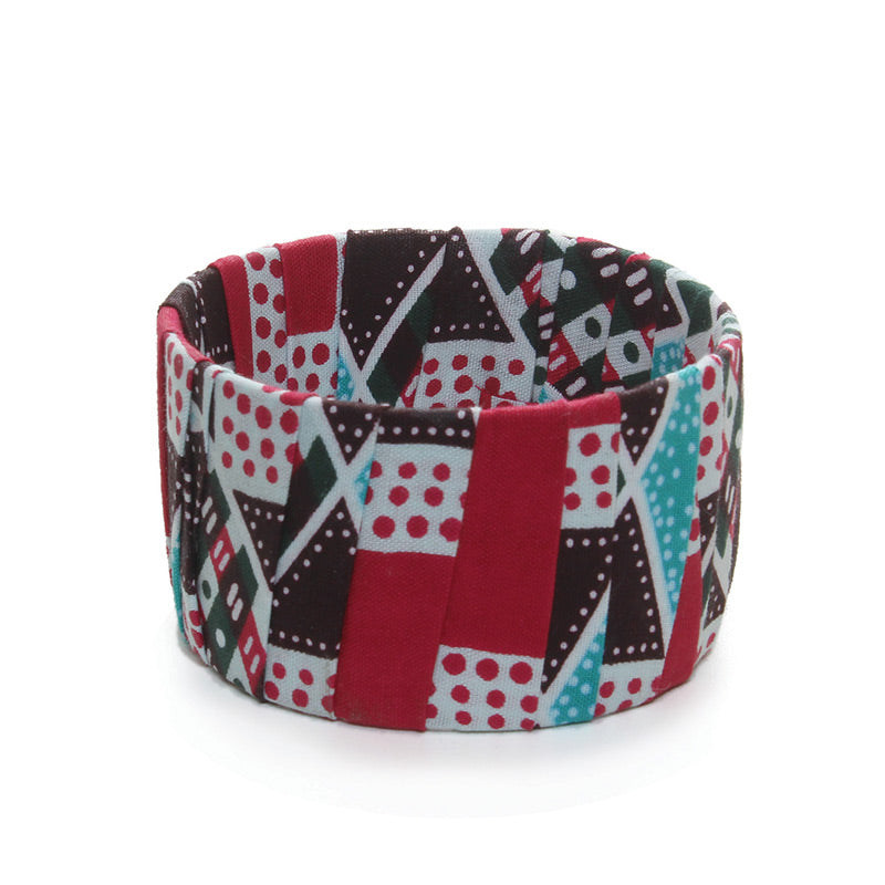 Wide Kitenge Bracelet