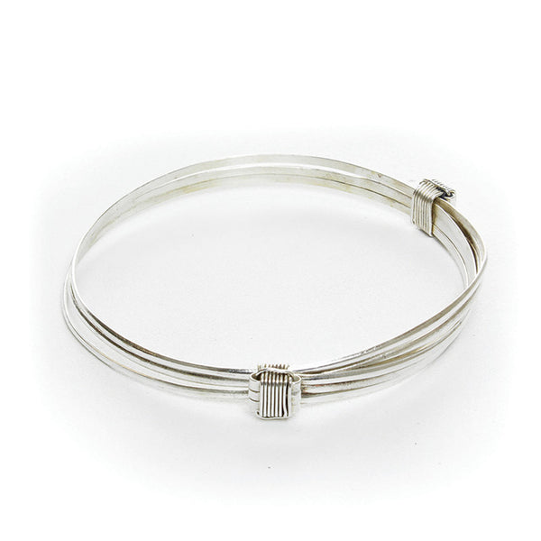 Silver Elephant Hair Bracelet