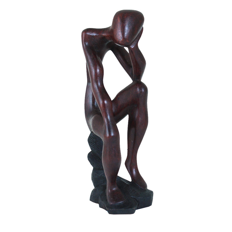 Thinker Statue On Stool