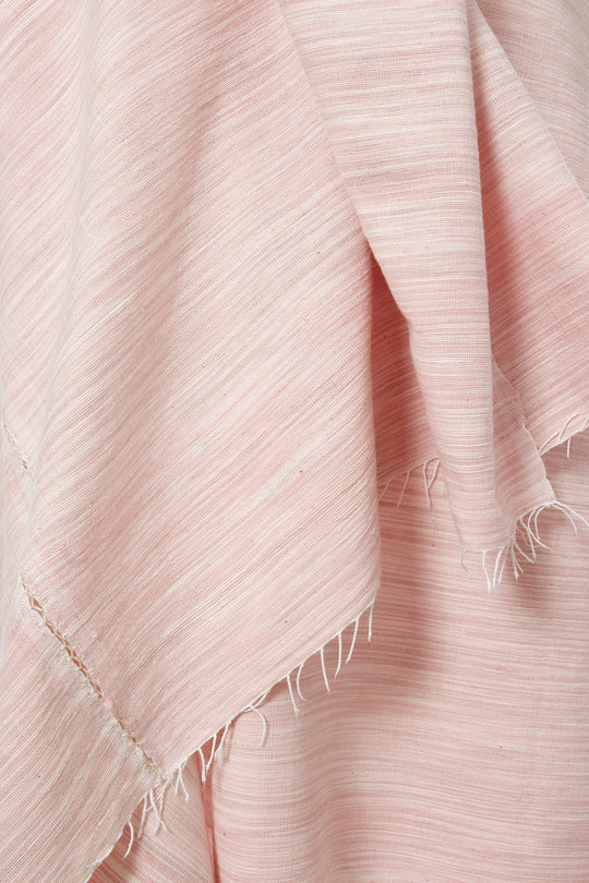 Rose Pink Waha Cotton Gabi Heirloom Linen from Ethiopia