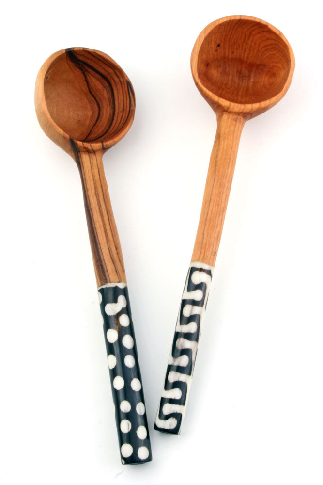 Coffee Scoop with Batik Bone Handle