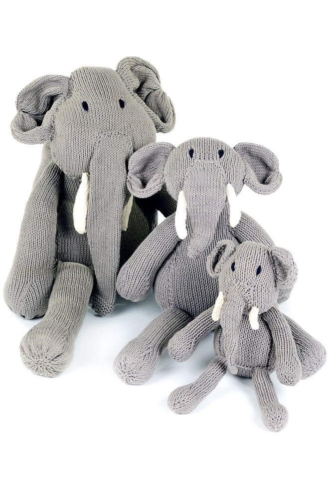 Kenana Knitters : Elephant (Small) - 100% Ecoresponsable - Mer(e)veilleuse
