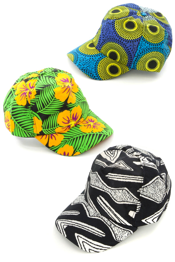 Ankara Cloth Baseball Caps