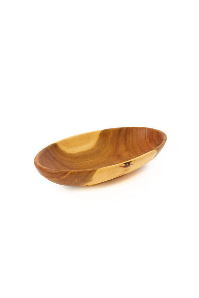 Oval Mahogany Serving Bowls