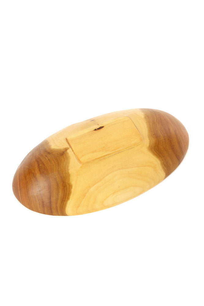 Oval Mahogany Serving Bowls