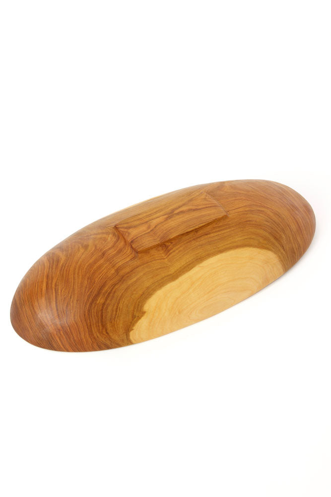 Oval Mahogany Serving Bowls