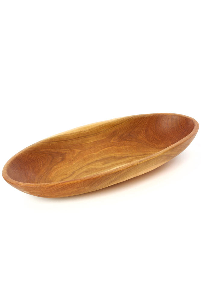 Oval Mahogany Serving Bowls