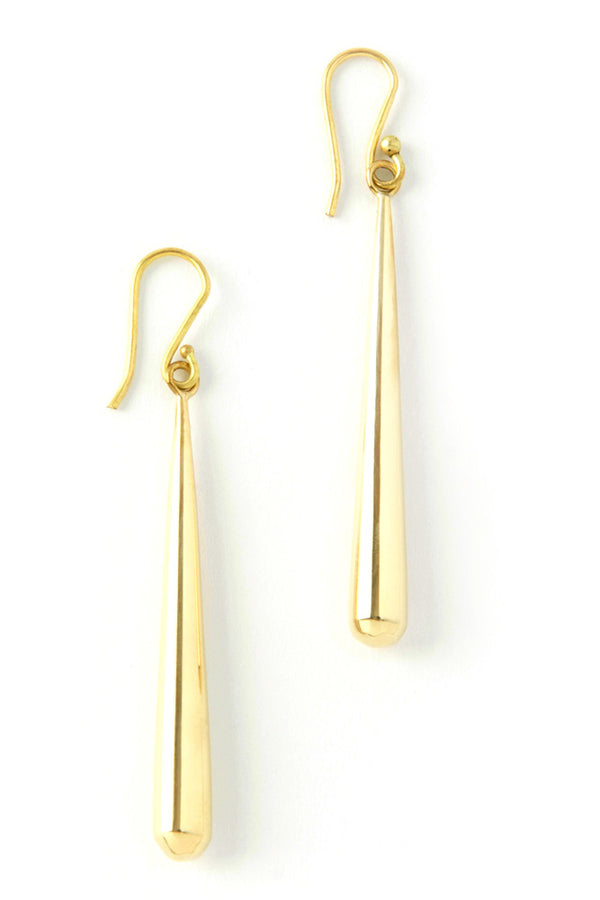 Kenyan Brass Torpedo Earrings