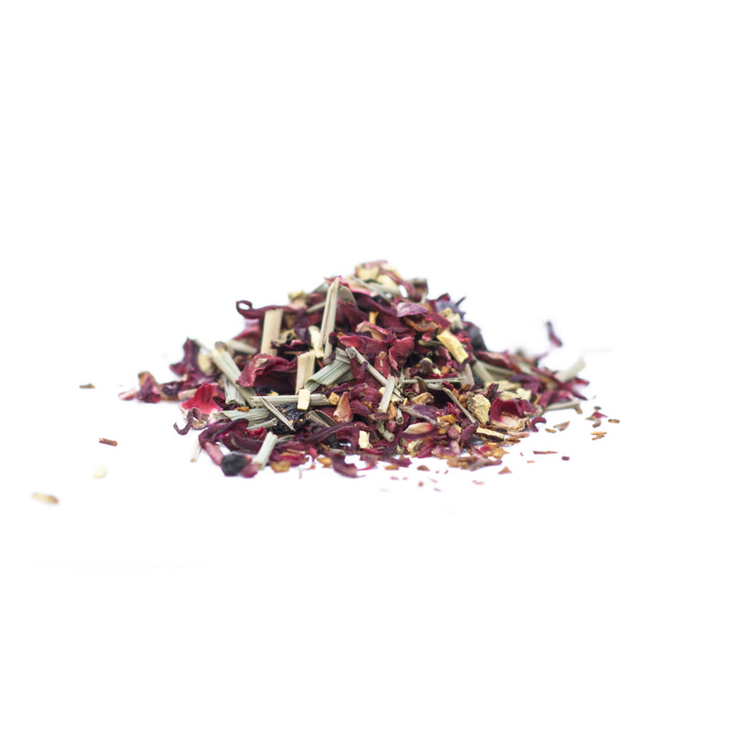 JusTea Little Berry Hibiscus Loose Leaf Tea