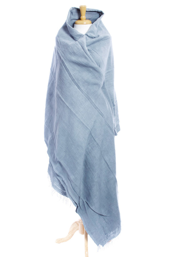 Periwinkle Ethiopian Cotton Gabi Body Shawl