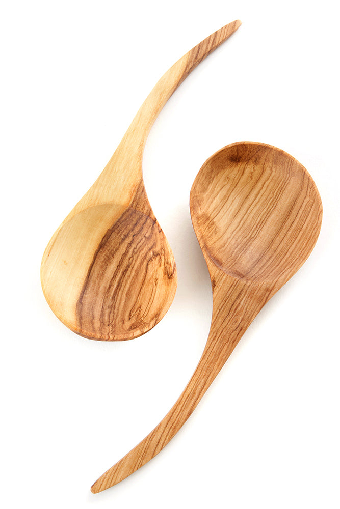 Wild Olive Wood Gourd Spoon