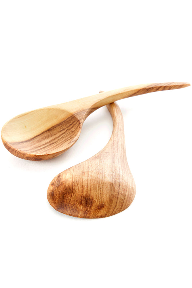 Wild Olive Wood Gourd Spoon