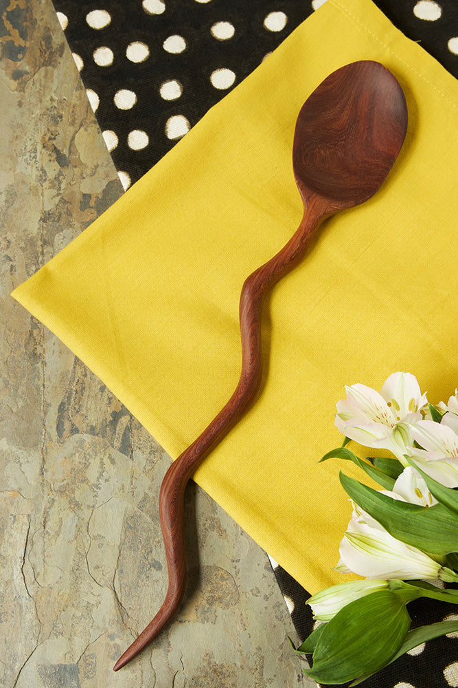 Zambezi Teak Winding River Serving Spoon