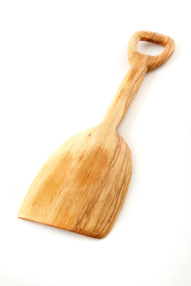 Medium Wild Olive Wood Bin Shovel