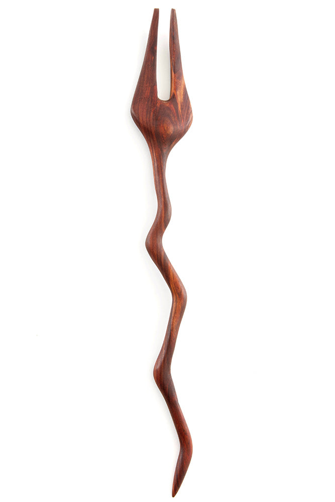 Zambezi Teak Winding River Serving Fork