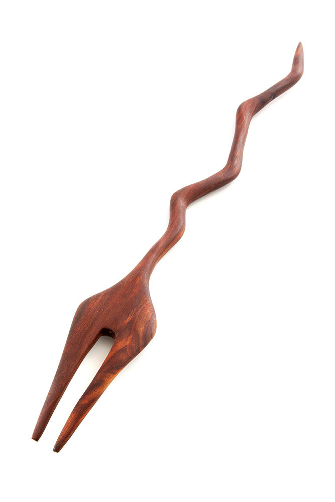 Zambezi Teak Winding River Serving Fork