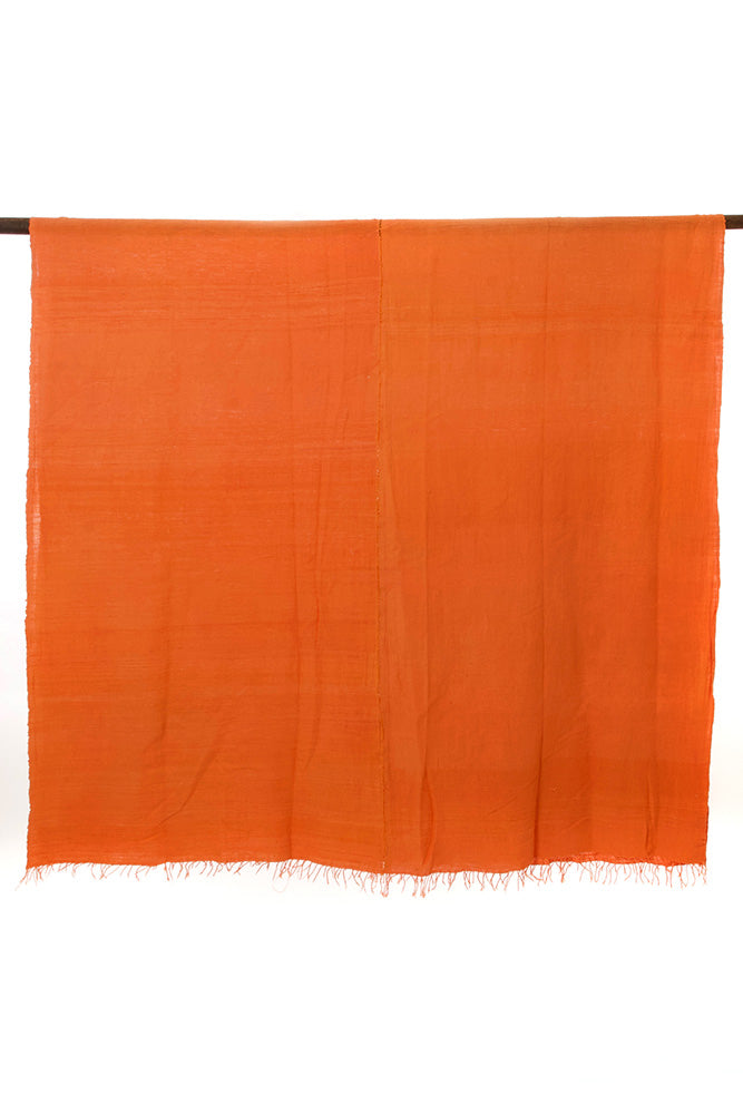 Tangerine Ethiopian Cotton Gabi Body Shawl