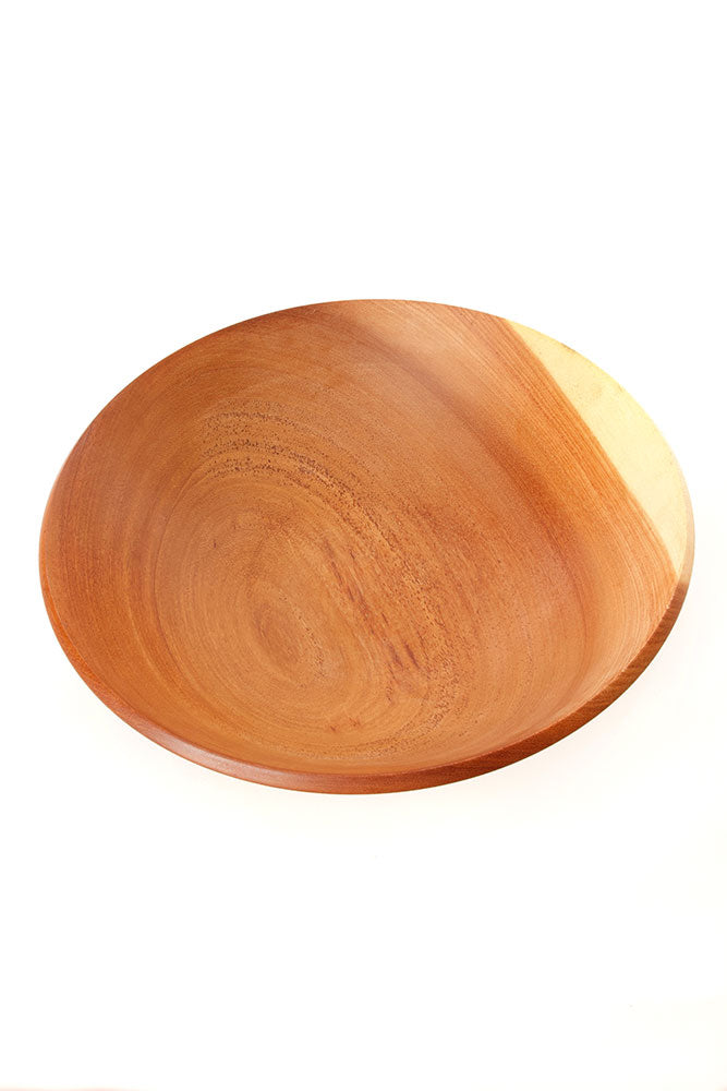 Large Mahogany Wood Salad Bowl