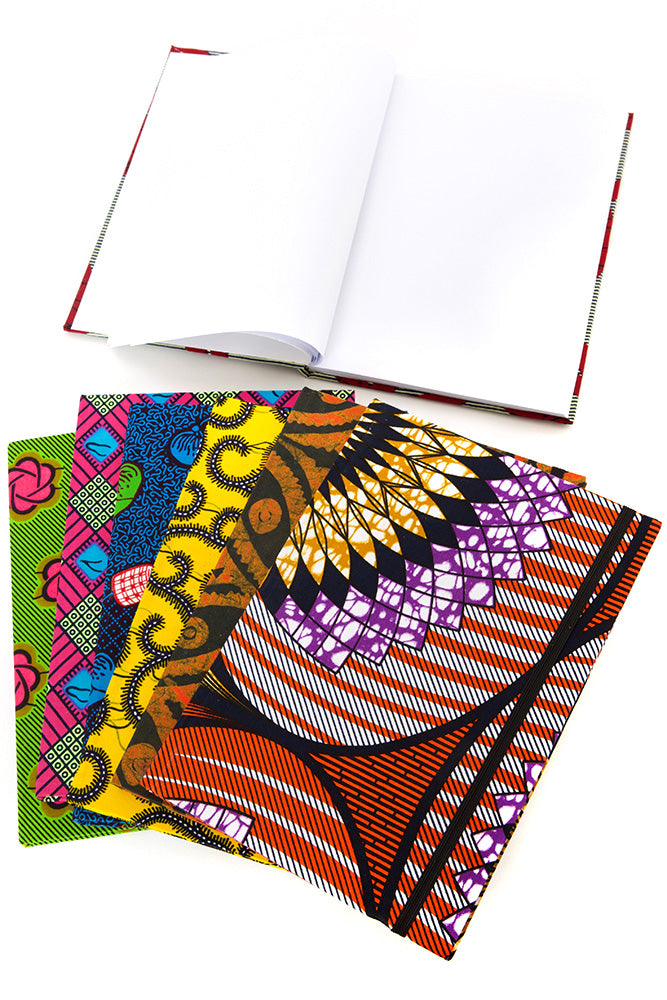 Ghanaian Ankara Cloth Sketchbook