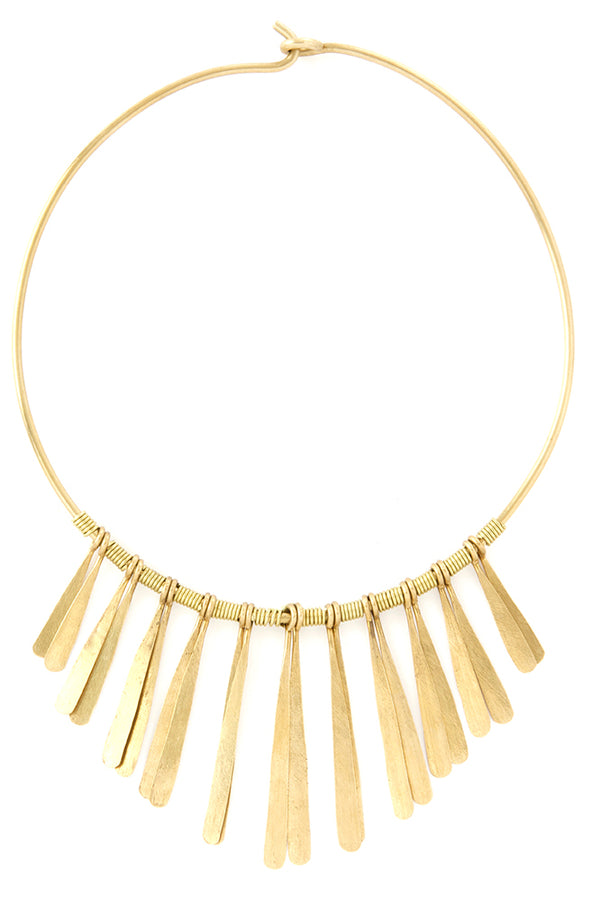 Aurora Brass Necklace from Kenya